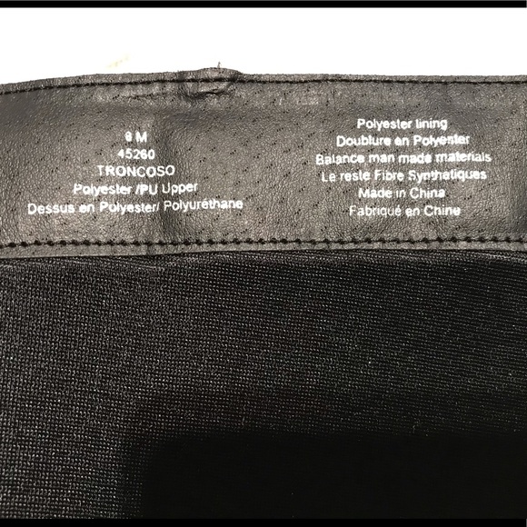 Attitude Faux Leather Heeled Boots Size 8 - Picture 10 of 10